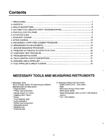 Contents / Tools / Measuring parts for Samsung Microwave MW5620T/XAA / from AppliancePartsPros.com