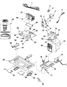 Internal Control / Latch Asy / Base parts for Samsung Microwave MR6699SB/XAA / from AppliancePartsPros.com
