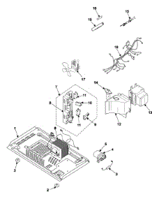 Internal Control / Latch Asy / Base parts for Samsung Microwave WW600/XAA / from AppliancePartsPros.com