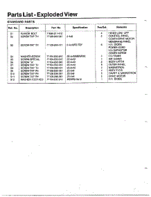Oven   List - Exploded View Page 6 parts for Samsung Microwave MW3500T/XAA / from AppliancePartsPros.com