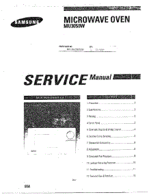Oven  Microwave Oven parts for Samsung Microwave MW3050W/XAA / from AppliancePartsPros.com