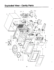 Oven  Cavity / Standard parts for Samsung Microwave MW5720W/XAA / from AppliancePartsPros.com