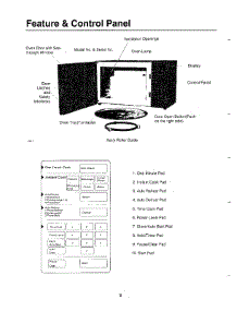 Oven  Feature / Control Panel parts for Samsung Microwave MW5720W/XAA / from AppliancePartsPros.com