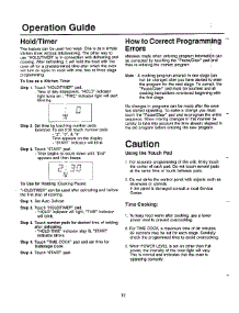 Oven  Operation Guide Page 6 parts for Samsung Microwave MW5720W/XAA / from AppliancePartsPros.com
