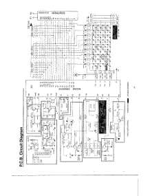 Oven  P.C.B.Circuit Diagram parts for Samsung Microwave MW5720W/XAA / from AppliancePartsPros.com