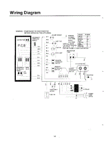 Oven  Wiring Diagram parts for Samsung Microwave MW5720W/XAA / from AppliancePartsPros.com