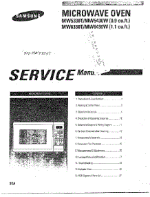 Oven  Microwave Oven / Contents parts for Samsung Microwave MW5330T/XAA / from AppliancePartsPros.com