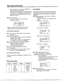 Oven  Operation Instruction Page 5 parts for Samsung Microwave MW6330T/XAA / from AppliancePartsPros.com