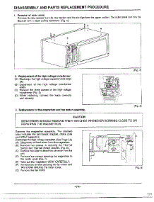 Oven  Disassembly /  Replacement parts for Samsung Microwave MW2170U/XAA / from AppliancePartsPros.com