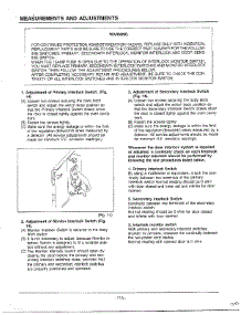 Oven  Measurements And Adjustments parts for Samsung Microwave MW2170U/XAA / from AppliancePartsPros.com