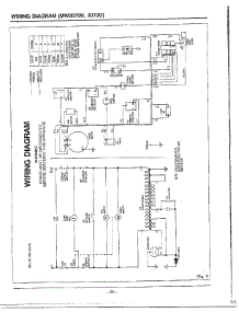 Oven  Wiring Diagram parts for Samsung Microwave MW2170U/XAA / from AppliancePartsPros.com