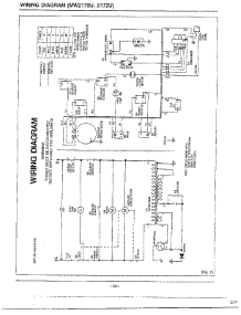 Oven  Wiring Diagram Page 2 parts for Samsung Microwave MW2170U/XAA / from AppliancePartsPros.com