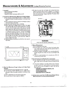 Oven  Measurements And Adjustments Page 2 parts for Samsung Microwave MW3580T/XAA / from AppliancePartsPros.com
