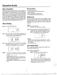 Oven  Operation Guide parts for Samsung Microwave MW3580T/XAA / from AppliancePartsPros.com