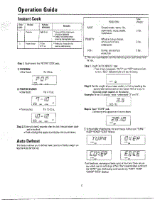 Oven  Operation Guide Page 2 parts for Samsung Microwave MW3580T/XAA / from AppliancePartsPros.com