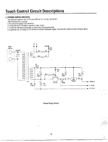 Oven  Touch Control Circuit Descriptions parts for Samsung Microwave MW3580T/XAA / from AppliancePartsPros.com