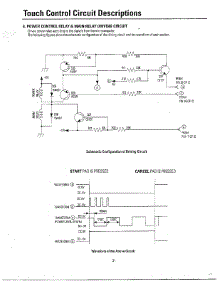 Oven  Touch Control Circuit Descriptions Page 4 parts for Samsung Microwave MW3580T/XAA / from AppliancePartsPros.com