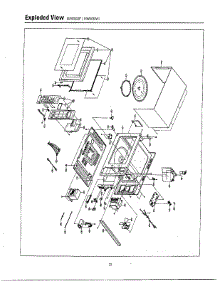 Oven  Complete Microwave Oven parts for Samsung Microwave MW5430W/XAA / from AppliancePartsPros.com