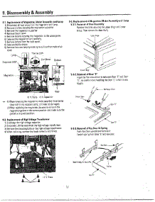 Oven  Disassembly And Assembly parts for Samsung Microwave MW5430W/XAA / from AppliancePartsPros.com