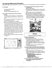 Oven  Leakage Measuring Procedure parts for Samsung Microwave MW5430W/XAA / from AppliancePartsPros.com
