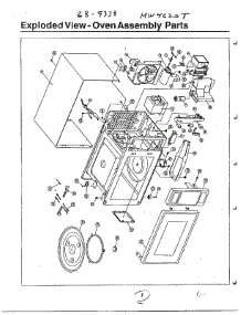 Oven   List-Cavity parts for Samsung Microwave MW4620T/XAA / from AppliancePartsPros.com