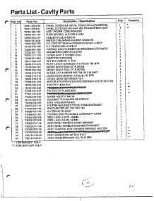 Oven   List-Cavity parts for Samsung Microwave MW4620T/XAA / from AppliancePartsPros.com