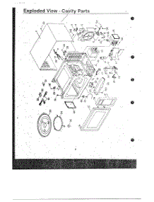 Oven  Cavity parts for Samsung Microwave MW3530W/XAA / from AppliancePartsPros.com