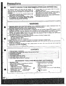 Oven  Precaution / Warning / Contents parts for Samsung Microwave MW3530W/XAA / from AppliancePartsPros.com