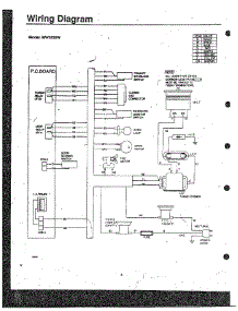 Oven  Wiring Diagram parts for Samsung Microwave MW3530W/XAA / from AppliancePartsPros.com