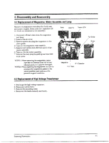 Oven  Disassembly / Reassembly parts for Samsung Microwave MW8490W/XAA / from AppliancePartsPros.com