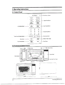 Oven  Operating Instructions parts for Samsung Microwave MW8490W/XAA / from AppliancePartsPros.com