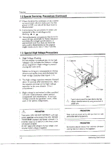 Oven  Precautions Page 3 parts for Samsung Microwave MW8490W/XAA / from AppliancePartsPros.com
