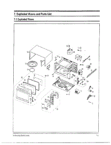 Oven  Complete Microwave Oven parts for Samsung Microwave MW5580W/XAA / from AppliancePartsPros.com