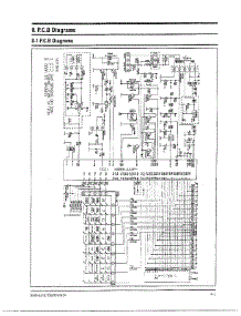 Oven  P.C.B Diagram parts for Samsung Microwave MW5580W/XAA / from AppliancePartsPros.com