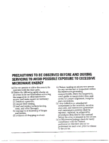 Oven  Precautions parts for Samsung Microwave MW5580W/XAA / from AppliancePartsPros.com
