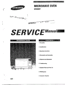 Oven  Microwave Oven parts for Samsung Microwave MW6580W/XAA / from AppliancePartsPros.com