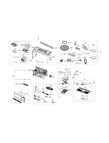Main Assy parts for Samsung Microwave ME21F606MJT/AA-0000 / from AppliancePartsPros.com