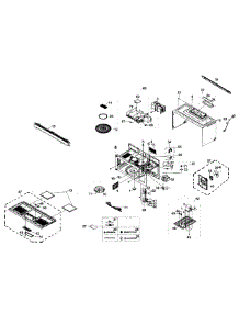Main Assy parts for Samsung Microwave SMH1622S/XAA-0001 / from AppliancePartsPros.com