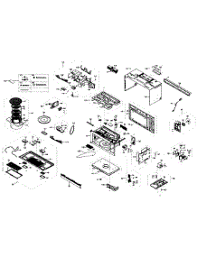 Main Assy parts for Samsung Microwave ME179KFETSR/AA-0001 / from AppliancePartsPros.com