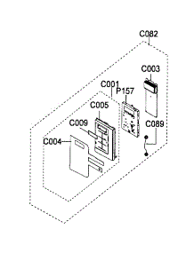 Control Asy parts for Samsung Microwave SMH8165W/XAA / from AppliancePartsPros.com