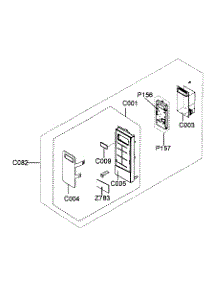 Controls Assy parts for Samsung Microwave SMH9187ST/XAA / from AppliancePartsPros.com