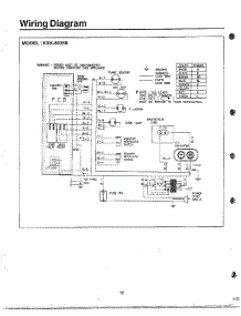 Oven  Wiring Diagram parts for Samsung Microwave 8035B / from AppliancePartsPros.com