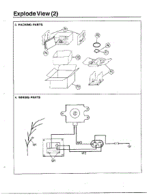 Oven   List - Exploded View Page 3 parts for Samsung Microwave 9336 / from AppliancePartsPros.com