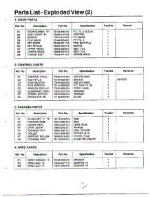 Oven   List - Exploded View Page 5 parts for Samsung Microwave 9336 / from AppliancePartsPros.com