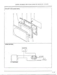Oven  Complete Microwave Assembly Page 3 parts for Samsung Microwave 68-8085 / from AppliancePartsPros.com