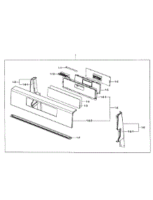 Gas Range  Control Box parts for Samsung Range NX58F5300SS/AA-0000 / from AppliancePartsPros.com