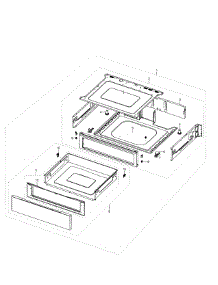 Electric Range  Drawer parts for Samsung Range FER300SX/XAA-0001 / from AppliancePartsPros.com