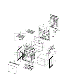Electric Range  Main Assy parts for Samsung Range FER300SX/XAA-0001 / from AppliancePartsPros.com