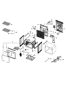 Electric Range  Main Assy parts for Samsung Range NE595N0PBSR/AA-0001 / from AppliancePartsPros.com