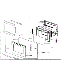 Gas Range  Drawer Assy parts for Samsung Range FX510BGS/XAA-0002 / from AppliancePartsPros.com